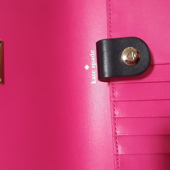 Kate Spade Pink and Black Wallet - Picture 5 of 7